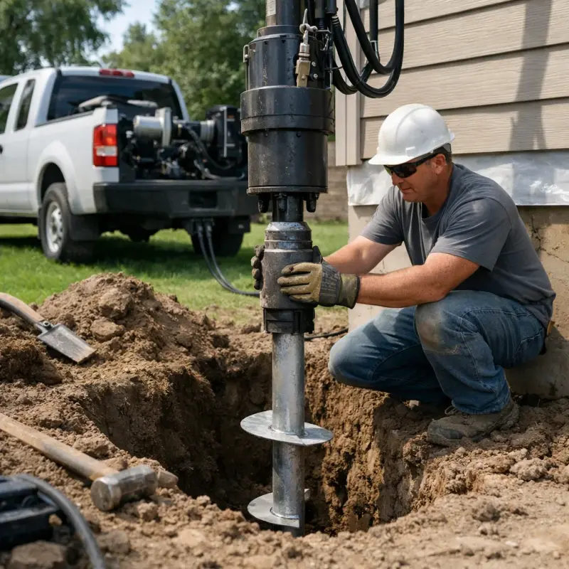 Helical Pier Installation Richland Hills